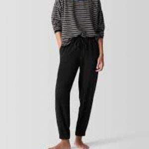 NWT Eileen Fisher Cozy Brushed Terry Hug Jogger Pant